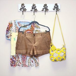 Anthropologie Pilcro Faux Leather Shorts